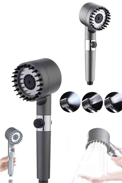 Yeni Masaj Etkili Nesil Filtreli  Duş Başlığı Fıskiyesi Duş Banyo