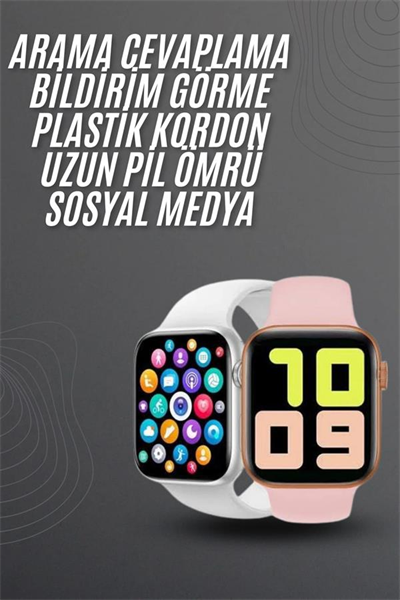 Yeni Model Akıllı Saat Dokunmatik Ekran Unisex Amoled Ekran 44 mm