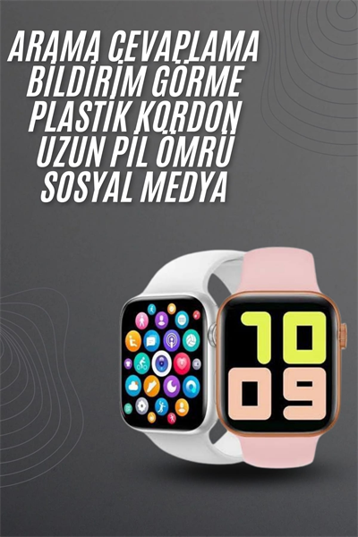 Yeni Model Akıllı Saat Dokunmatik Ekran Unisex Amoled Ekran 44 mm