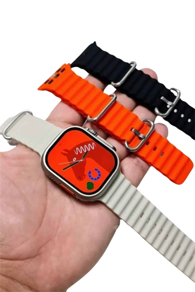 Yeni Nesil 3 Kordonlu Kol Saati 49 MM Amoled Ekran Akıllı Saat