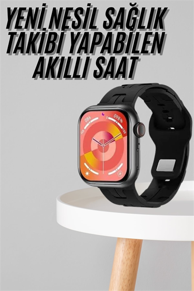 Yeni Nesil Akıllı Saat Çağrı Cevaplama Müzik Dinleme Plastik Kordon Mesaj Bildirimleri