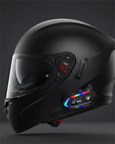 Yeni Nesil Bluetooth 5.3 Motosiklet Intercom RGB Işıklı 1000m Mesafeli