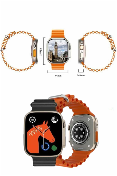 Yeni Nesil Bluetooth Bağlantılı Akıllı Saat Sosyal Medya Girişli Uyku Takibi