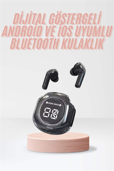 Yeni Nesil Bluetooth Kulaklık Dijital Göstergeli Gaming Dokunmatik 5.3 Kablosuz