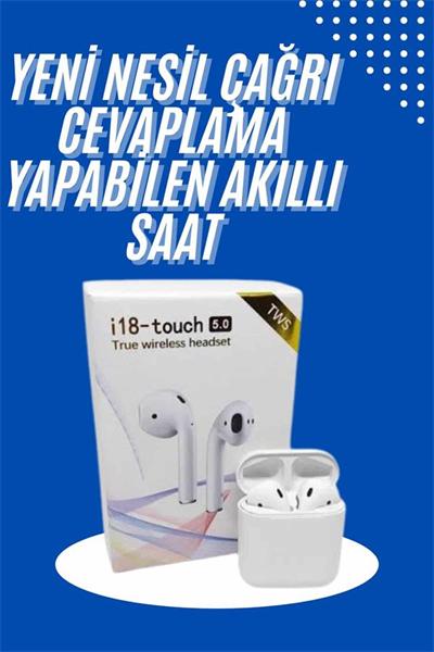 Yeni Nesil Çift Mikrofonlu Dokunmatik Kablosuz Bluetooth Kulaklık