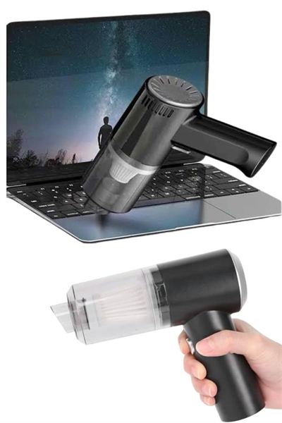 Yeni Nesil Mini Vakumlu Araç Süpürgesi El Süpürgesi Şarjlı