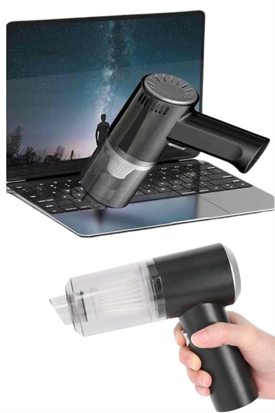 Yeni Nesil Mini Vakumlu Araç Süpürgesi El Süpürgesi Şarjlı