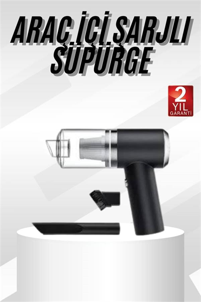 Yeni Nesil Mini Vakumlu Araç Süpürgesi El Süpürgesi Şarjlı