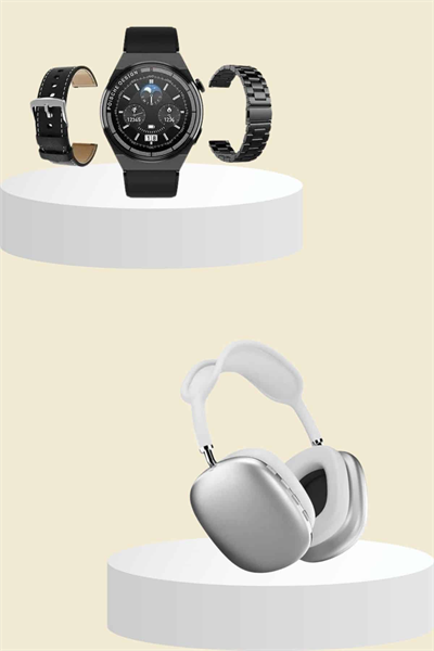 Yeni Nesil Sesli Görüşme Akıllı Saat ve Powerbank Çoklu Şarj Girişli Bluetooth Kulaklık Nabız Ölçer