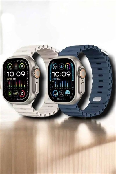 Yeni Nesil Ultra Akıllı Saat Titreşimli, Uyku & Sağlık Takibi, Çift Kordon