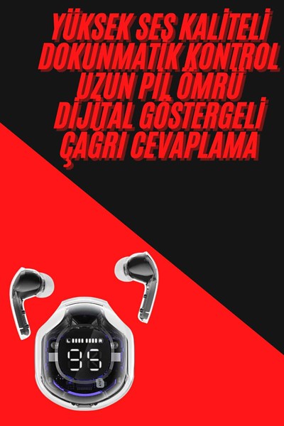 Yeni Nesil Ultrapods Pro Bluetooth Kulaklık Extra Bass Yüksek Mikrofon Kalitesi