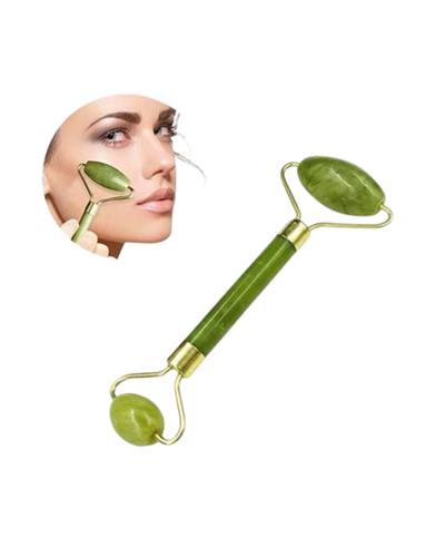 Yeşim Taşı Yüz Bakım Seti Çift Başlıklı Roller ve Gua Sha