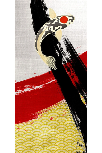 Ying Yang Iki Parça Canvas Tablo (30x70)