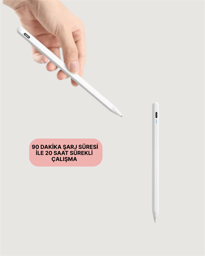 Yüksek Hassasiyetli Eğim Sensörlü Dijital Kalem – USB-C Hızlı Şarjlı