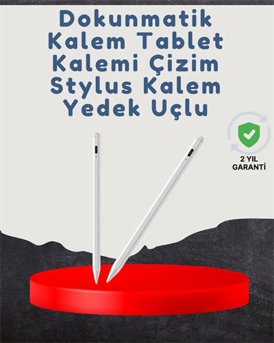 Yüksek Hassasiyetli Eğim Sensörlü Dijital Kalem – USB-C Hızlı Şarjlı