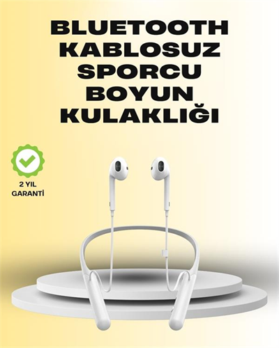 Yüksek Kapasiteli Pil Destekli Boyun Askılı Kulaklık – 100 Saat Dayanıklı