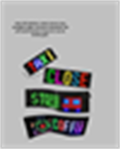 Yüksek Parlaklık Ayarlı RGB LED Ekran Kayan Yazı ve Grafik Destekli Esnek Panel