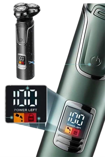 Yüksek Performanslı 3 Başlıklı Profesyonel Şarjlı Islak ve Kuru Kullanıma Uygun