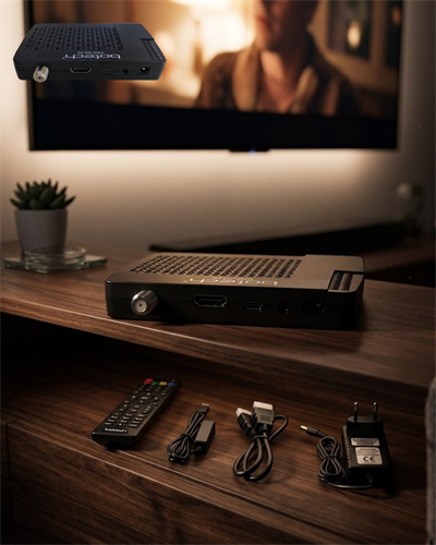 Yüksek Performanslı HD Uydu Alıcı Çoklu Dil Desteği USB Film İzleme Özelliği