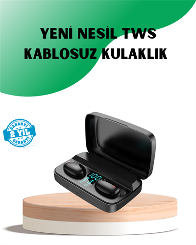 Yüksek Ses Kaliteli A10s TWS Bluetooth 5.0 Kablosuz Kulaklık