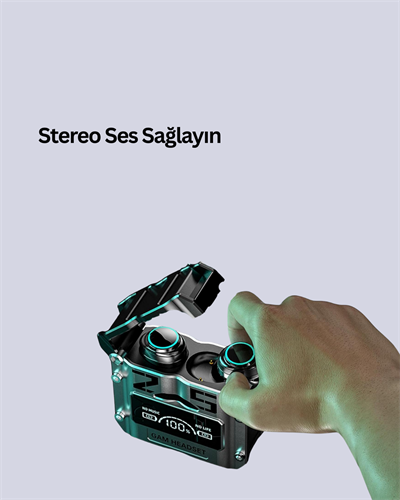 Yüksek Ses Kaliteli Kablosuz Bluetooth Kulaklık Suya Dayanıklı