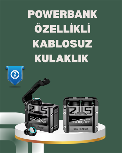 Yüksek Ses Kaliteli Kablosuz Bluetooth Kulaklık Suya Dayanıklı