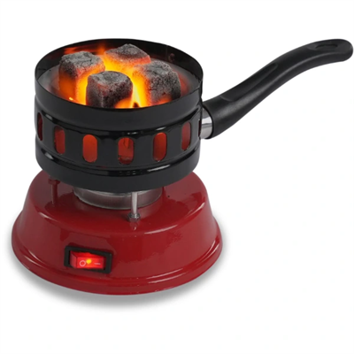 Yuvarlak Galvaniz Elektrikli Nargile Köz Ocağı