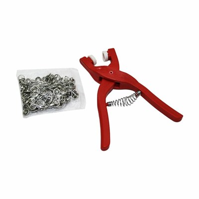 Yuvarlak Halkalı Kuş Gözü Pensesi 9.5 Mm - Bebek Elbise Çıtçıt Montaj Seti