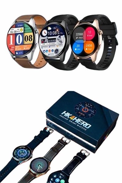 Yuvarlak Kasa 46mm Akıllı Saat Android Ve IOS Uyumlu Uyku ve Sağlık Takibi