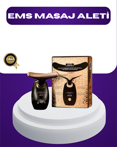 Yüz ve Boyun İçin Cilt Sıkılaştırıcı Masaj Cihazı