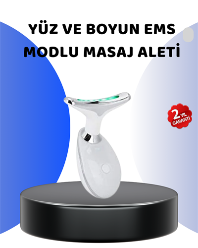 Yüz ve Boyun İçin LED Işık Terapili Bakım Cihazı