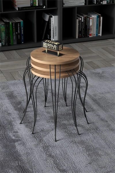 ZİGON SEHPA LÜKENS ANTRASİT CEVİZ