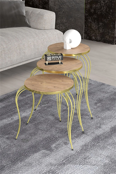 ZİGON SEHPA LÜKENS GOLD ATLANTİK ÇAM