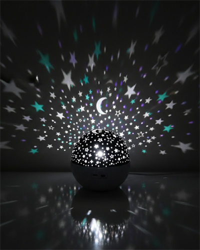 Zaman Ayarlı Fişli Yıldız Projektör Ortam Lambası