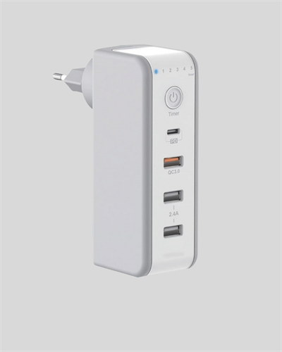 Zaman Kontrollü Şarj Cihazı 30W Hızlı Şarj ve Çoklu USB Çıkışı