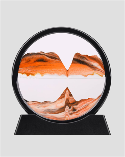 Zarif Cam Kum Saati – Ofis, Ev ve Raf Dekoru için Estetik Tasarım