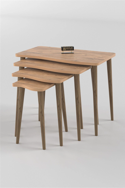 Zigon Sehpa Ahşap 4lü Atlantik Çam KR