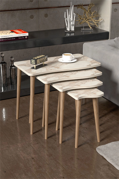 Zigon Sehpa Ahşap 4lü Efes KR