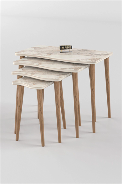 Zigon Sehpa Ahşap 4lü Efes KR