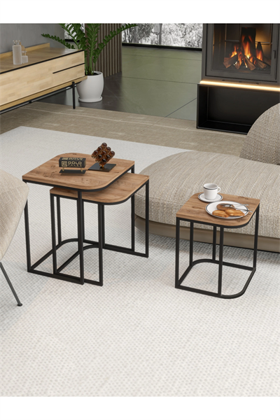 Zigon Sehpa Damla Atlantik Çam