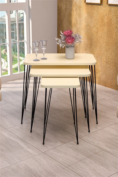 Zigon Sehpa Kr Krem Tel