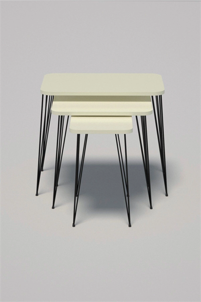 Zigon Sehpa Kr Krem Tel