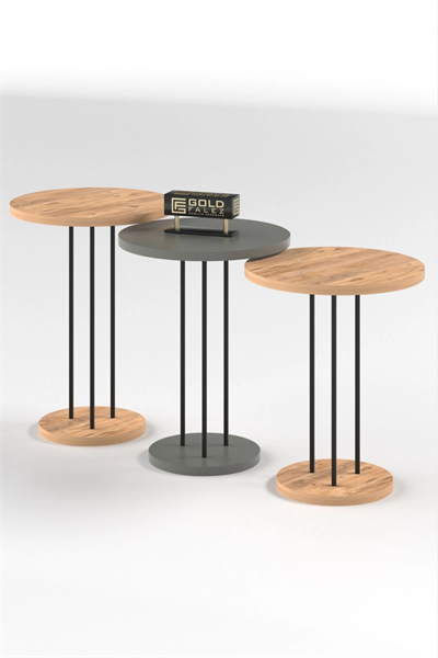 Zigon Sehpa Terra Ceviz Antrasit