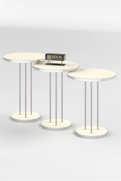 Zigon Sehpa Terra Gümüş Krem