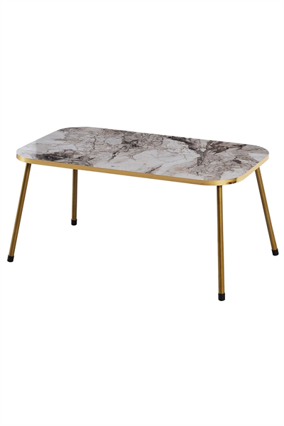 Zigon Sehpa Ve Orta Sehpa Kombin Set Altın Efes 3101