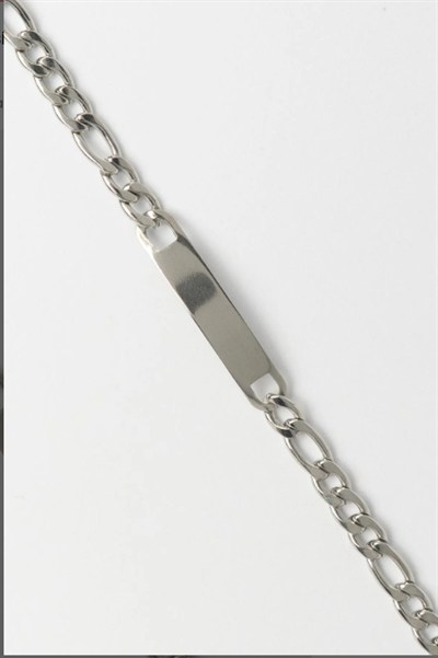  Figaro Zincir Erkek Çelik Bileklik