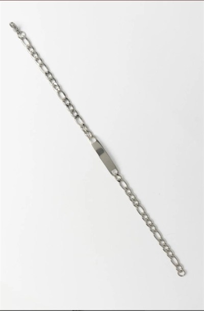  Figaro Zincir Erkek Çelik Bileklik