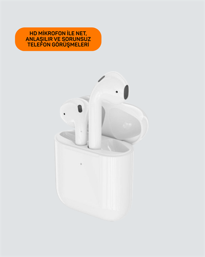 iPhone 11 12 13 14 15 Uyumlu Dokunmatik Kulaklık Gürültü Önleyici HD Görüşme