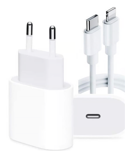 iPhone 14 13 12 11 XR XS Max 20W Lightning Şarj Adaptörü Kablo Dahil