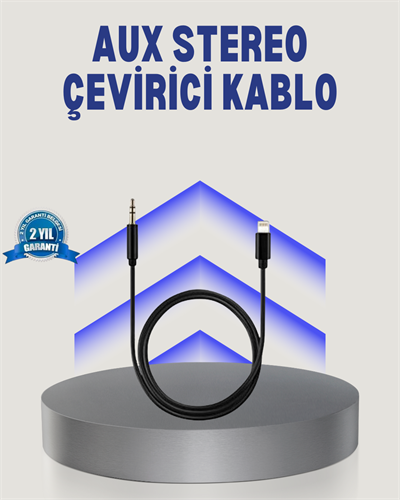 iPhone Lightning 3.5mm Aux Çevirici Kablo JH-023 Stereo Ses Aktarıcı